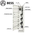 BESS-H2.56 HV Batería solar residencial Sistema Montaje en rack lifepo4 fosfato de hierro litio 5kwh, 10kwh, 15kwh, 20kwh, 25kwh